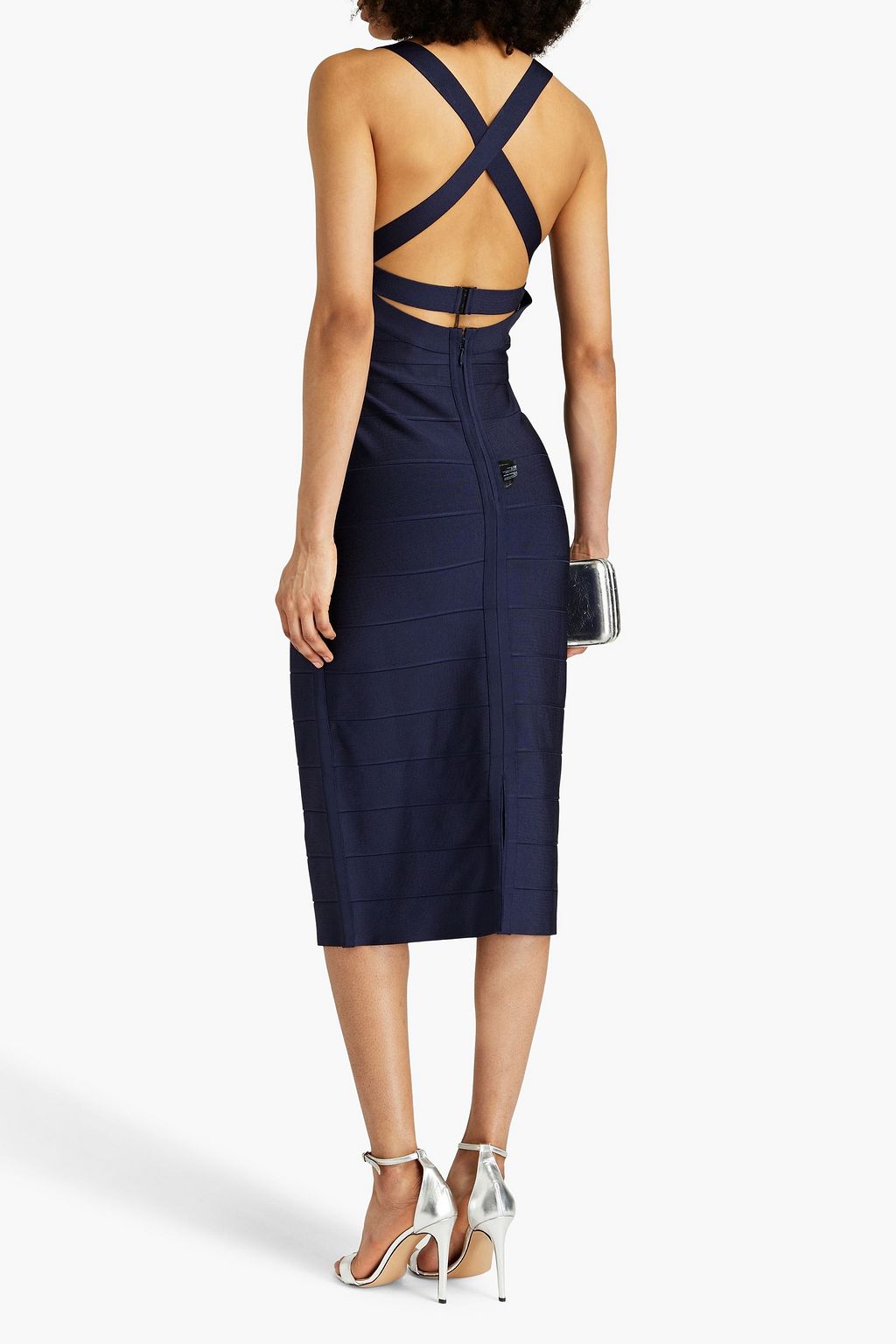 HERVÉ LÉGER Bandage midi dress
