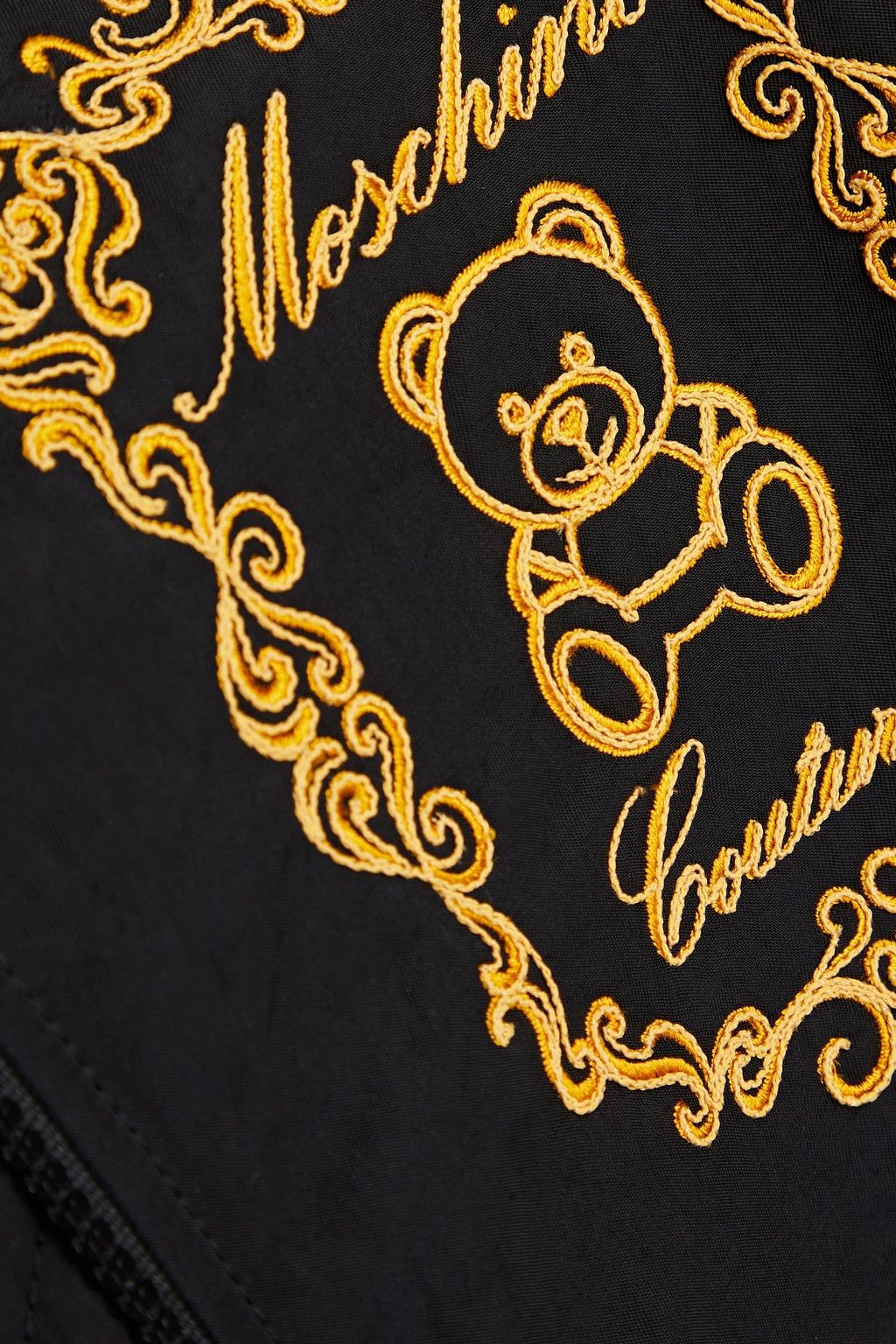 MOSCHINO Bomberjacke aus wattiertem Twill mit Stickereien