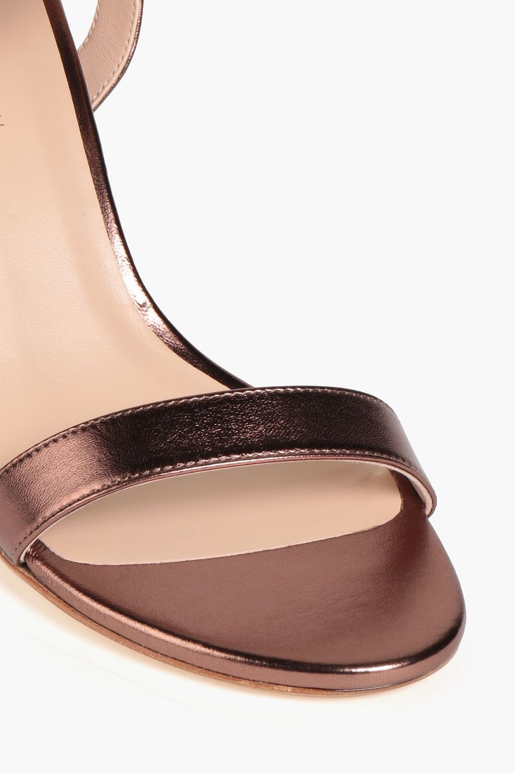 STUART WEITZMAN Taliana 80 metallic leather sandals