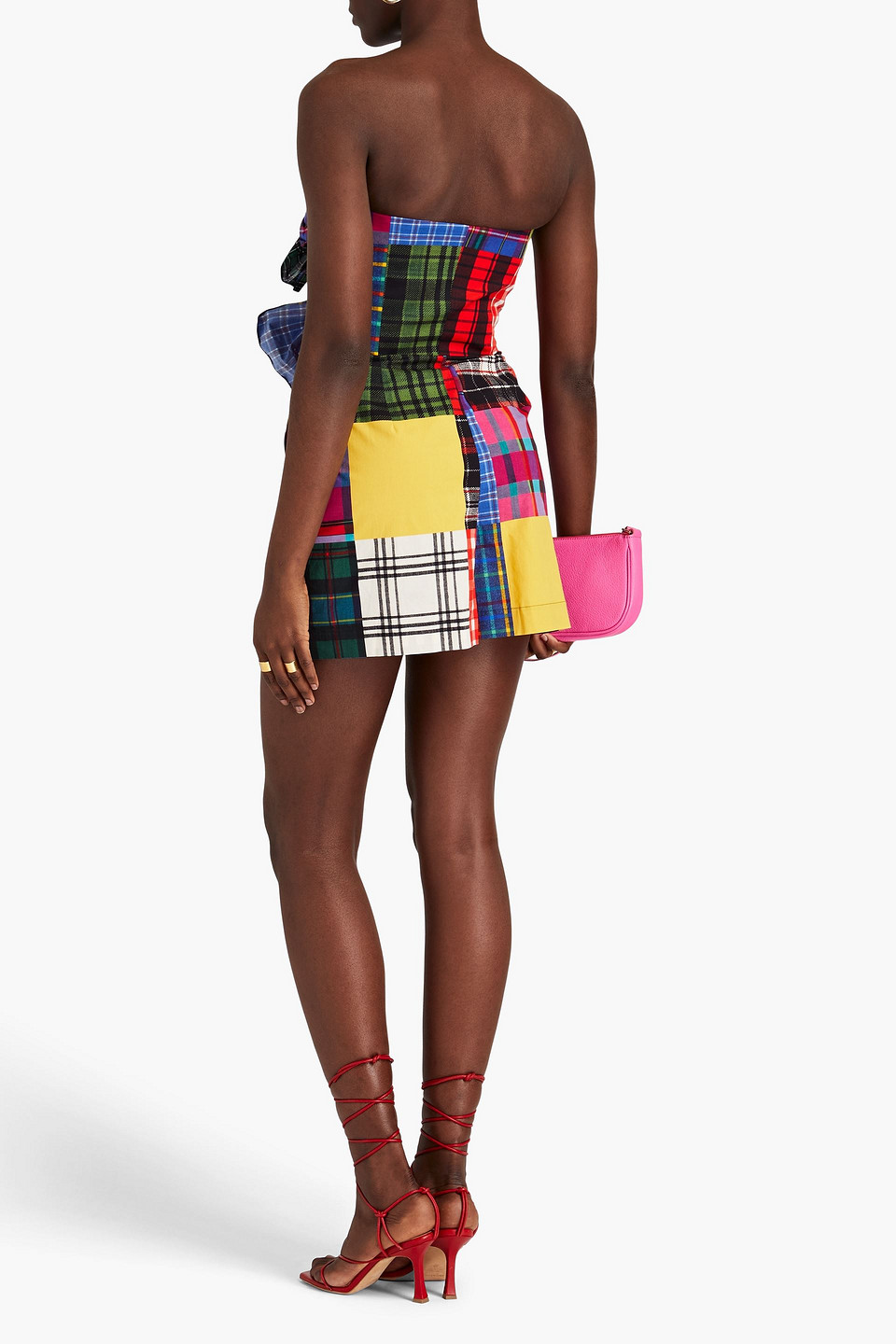 Oscar De La Renta - Playsuit Aus Popeline Aus Einer Baumwollmischung In Patchwork-optik Mit Cut-outs - Bunt - Us 2 