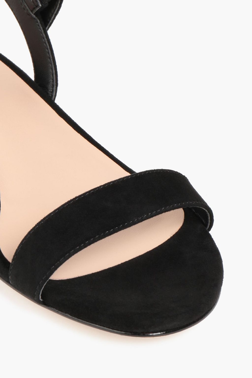 STUART WEITZMAN صندل «دانسر» من الجلد السويدي بكعب مقاس 35