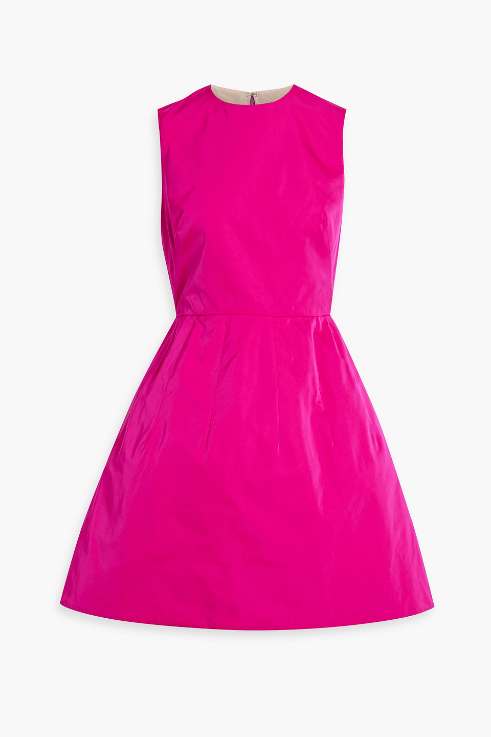 Oscar de la Renta - Flared taffeta mini dress - Pink