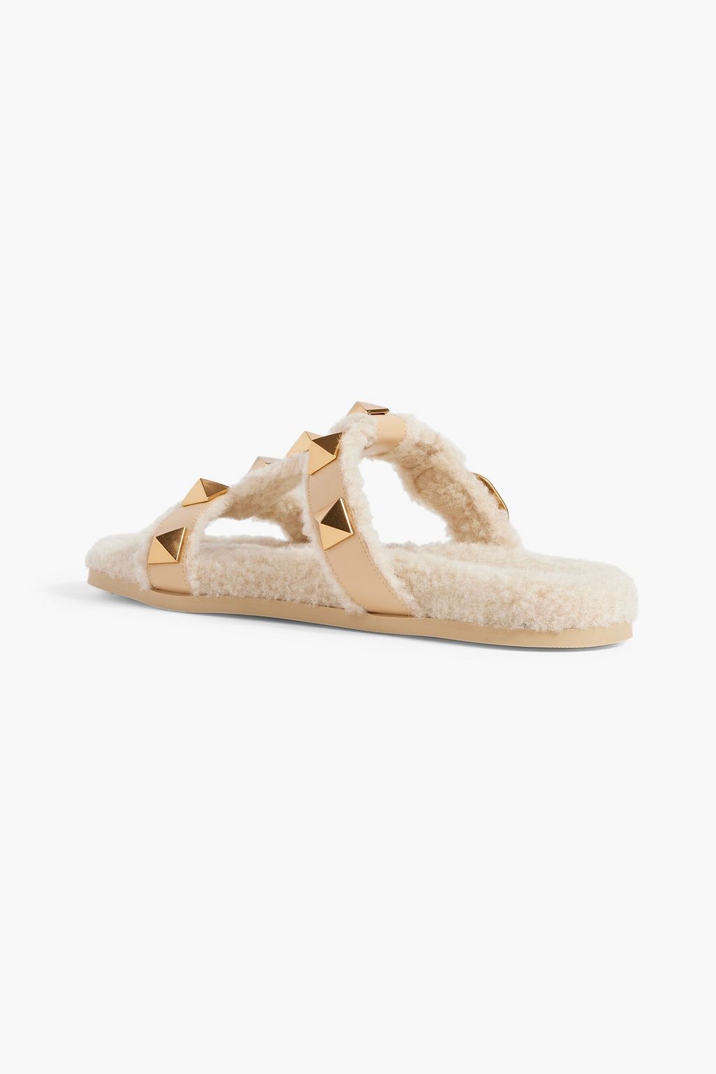 VALENTINO GARAVANI Roman Stud shearling sandals