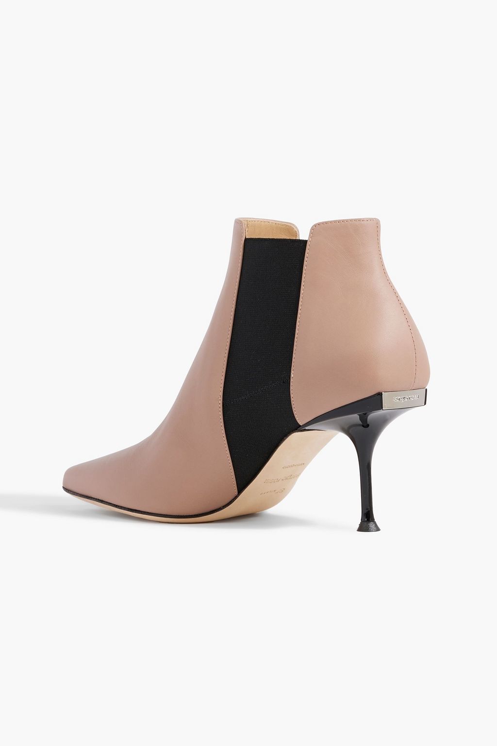 SERGIO ROSSI Sr Milano 075 two-tone leather ankle boots