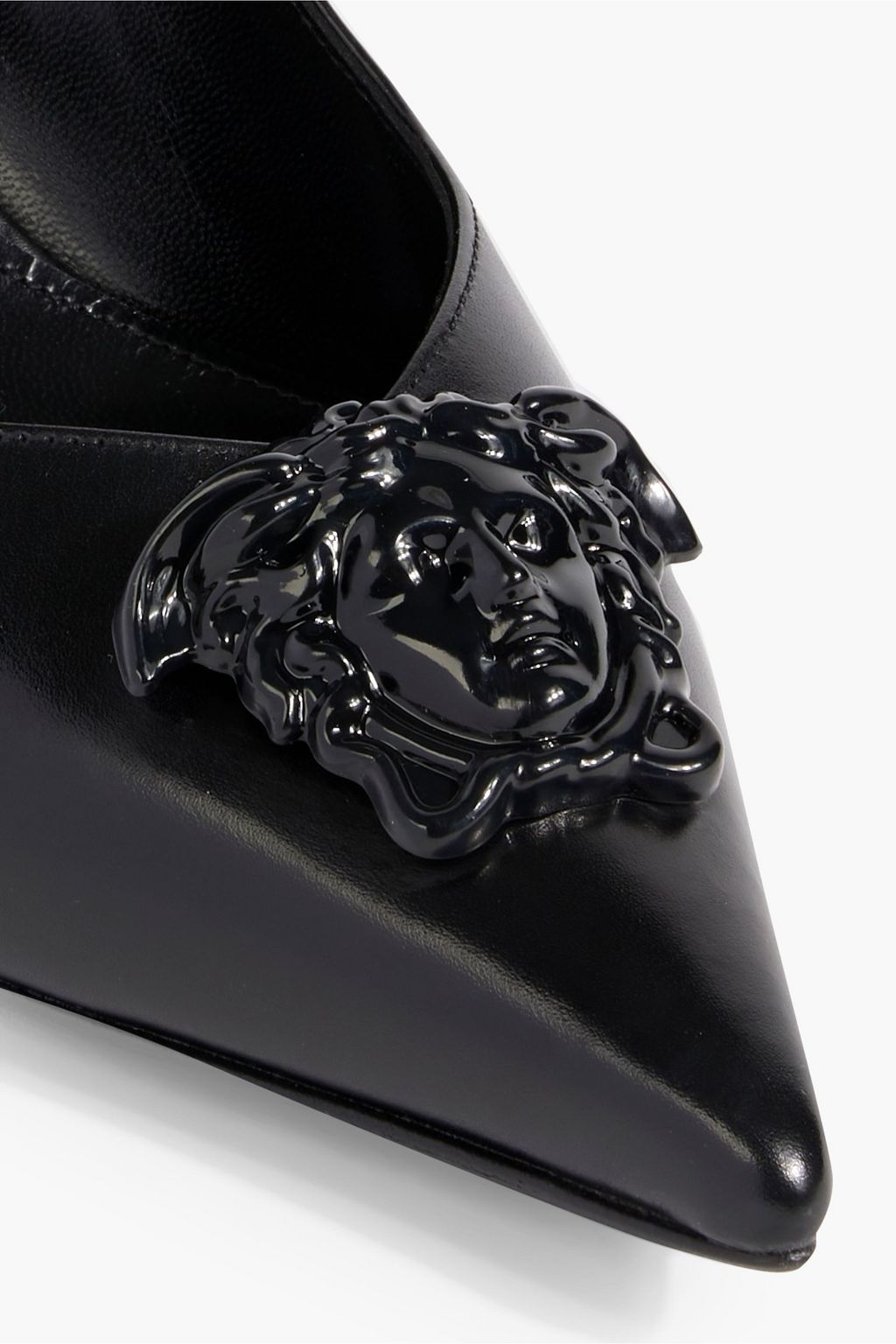 VERSACE La Medusa leather pumps