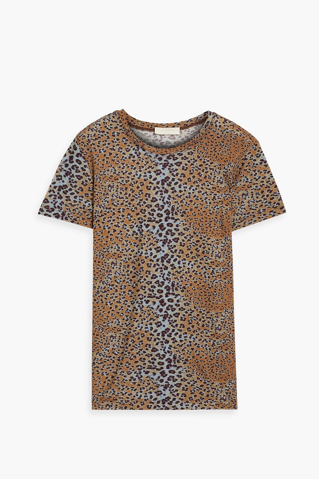 ULLA JOHNSON Estelle leopard-print cotton-jersey T-shirt | THE OUTNET