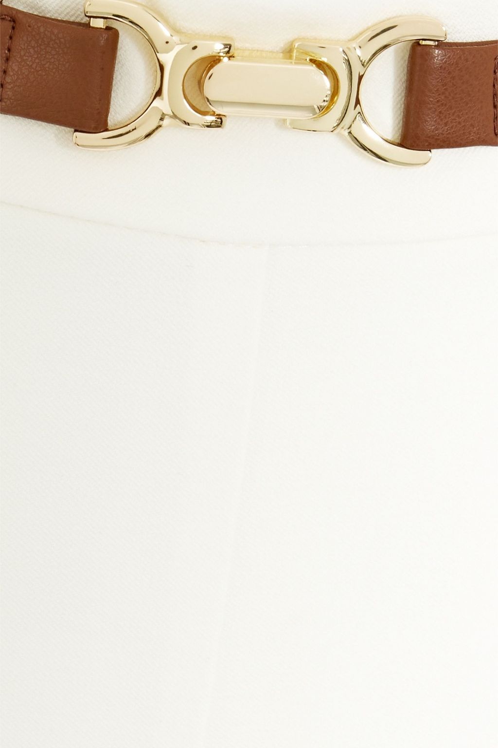 DEREK LAM 10 CROSBY コットン混ツイル スリムレッグパンツ