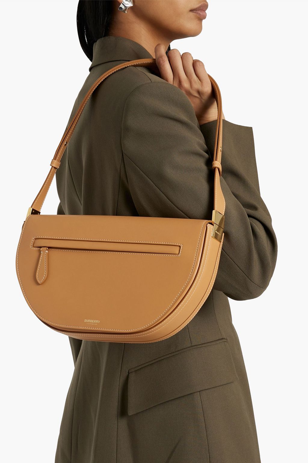 BURBERRY Leather shoulder bag