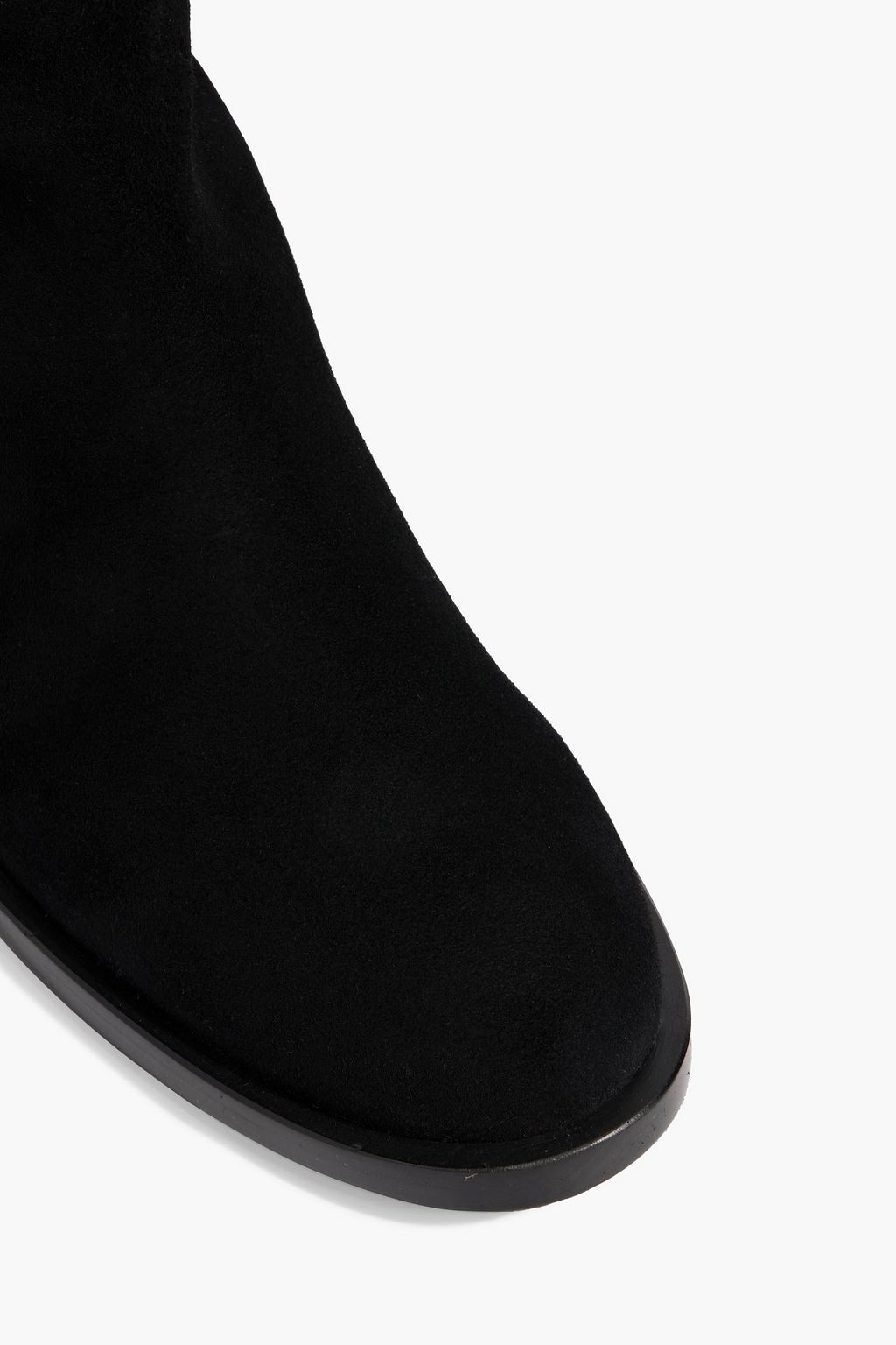 STUART WEITZMAN Keelan microstretch and suede over-the-knee boots