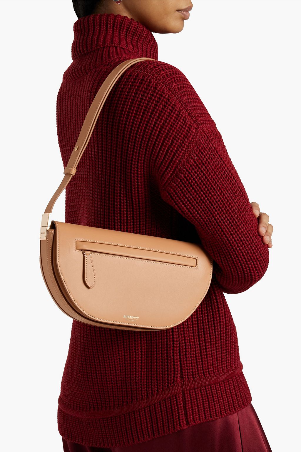 BURBERRY Leather shoulder bag THE