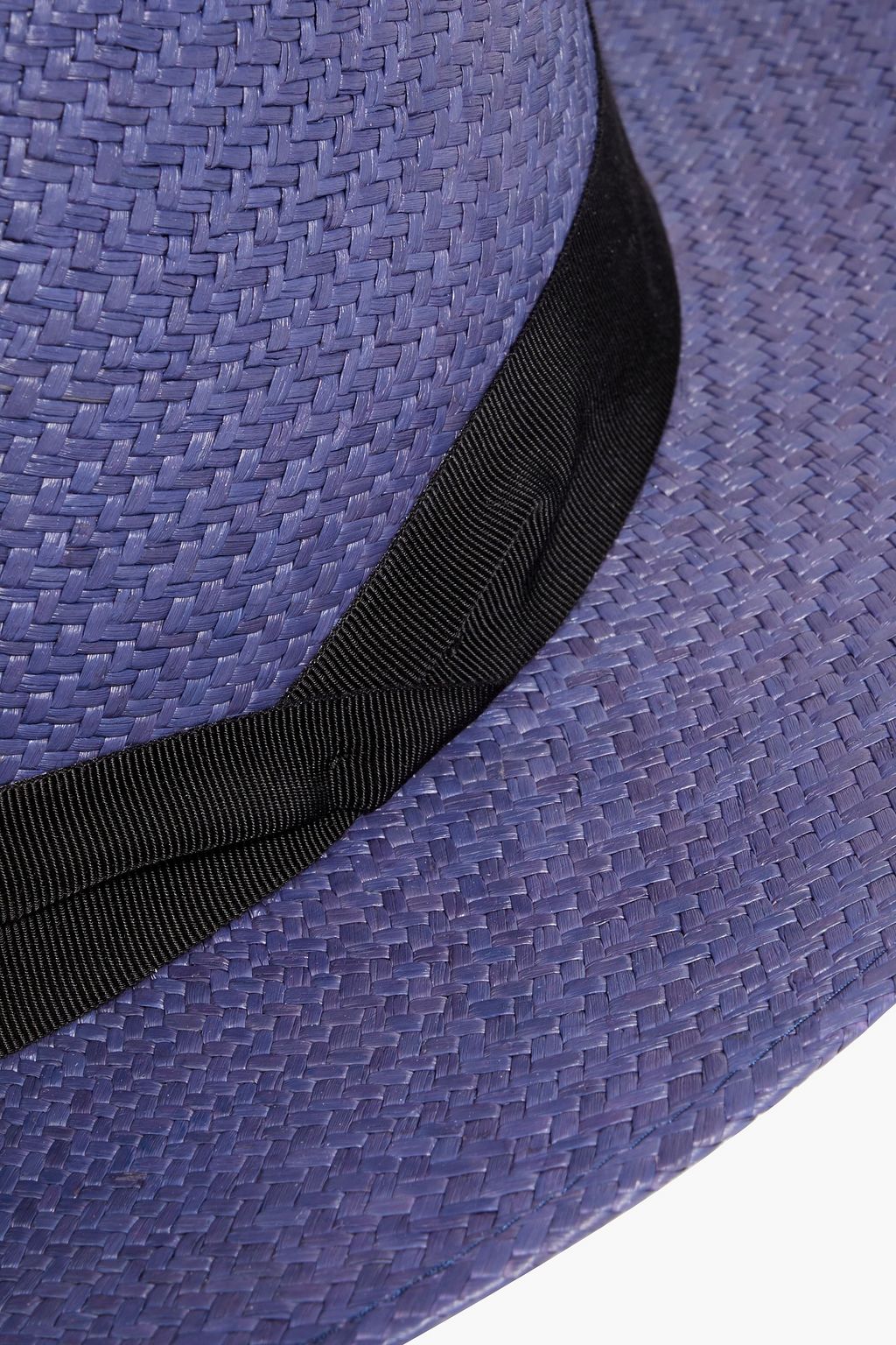 RAG & BONE Panama grosgrain-trimmed straw hat