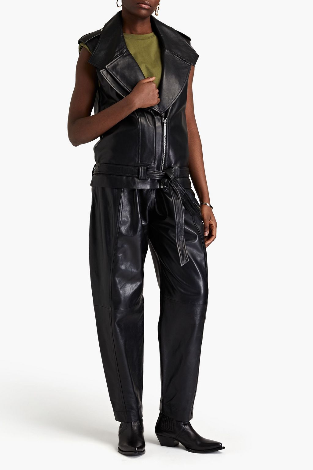 ALBERTA FERRETTI Weste aus Leder