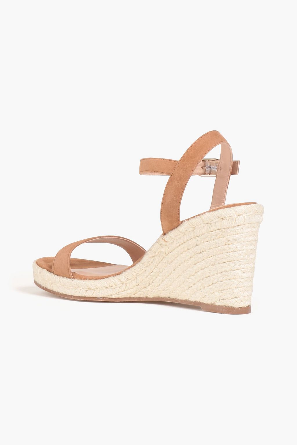 STUART WEITZMAN Teddi suede espadrille wedge sandals