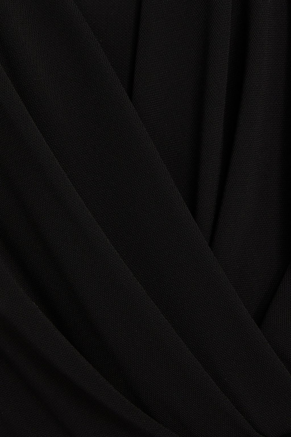 ALBERTA FERRETTI Draped crepe wide-leg  jumpsuit
