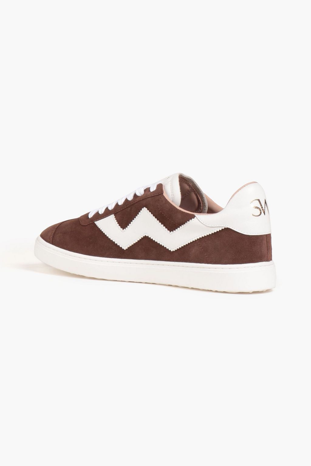 stuart weitzman daryl leather sneakers
