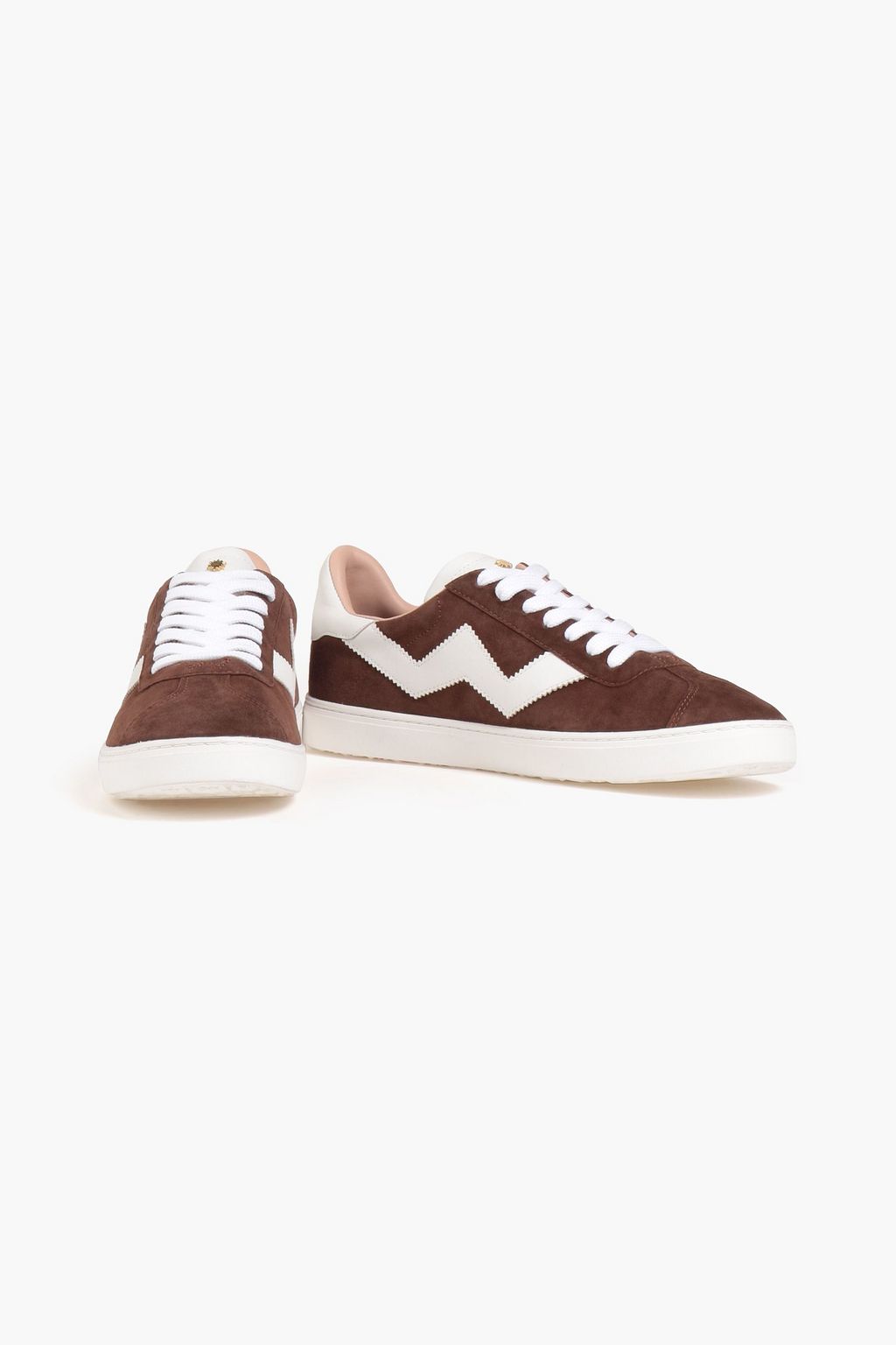 stuart weitzman daryl leather sneakers