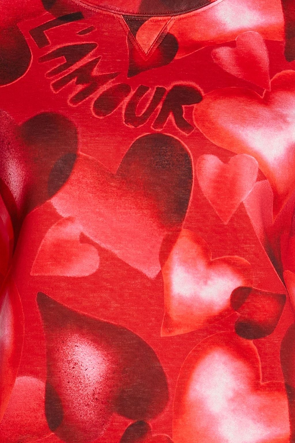 VALENTINO GARAVANI 프린트 코튼 네오프렌 스웻셔츠