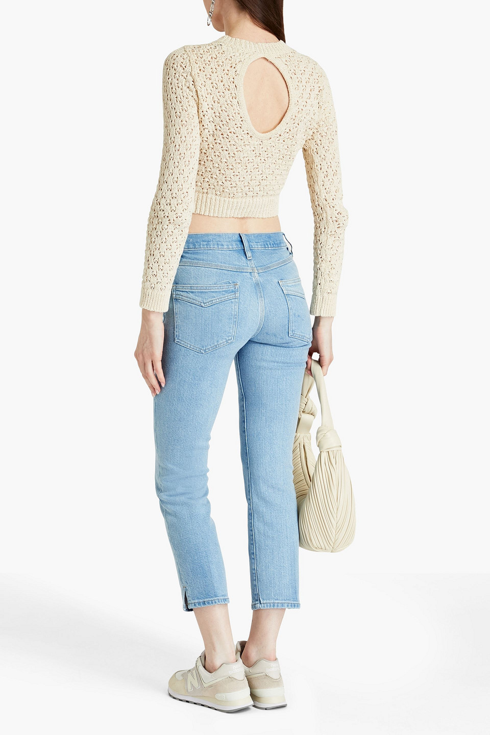 FRAME LE HIGH CROPPED HIGH-RISE STRAIGHT-LEG JEANS 3074457345636688619