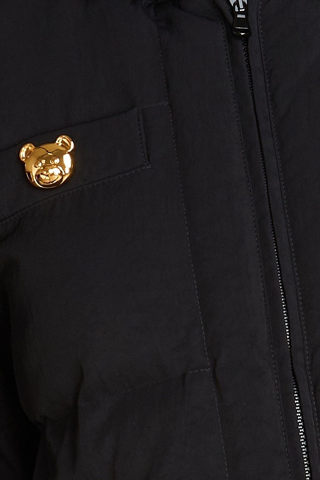 MOSCHINO Quilted shell hooded jacket