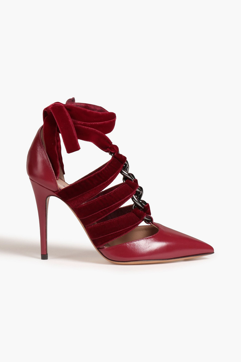Valentino sales velvet pumps