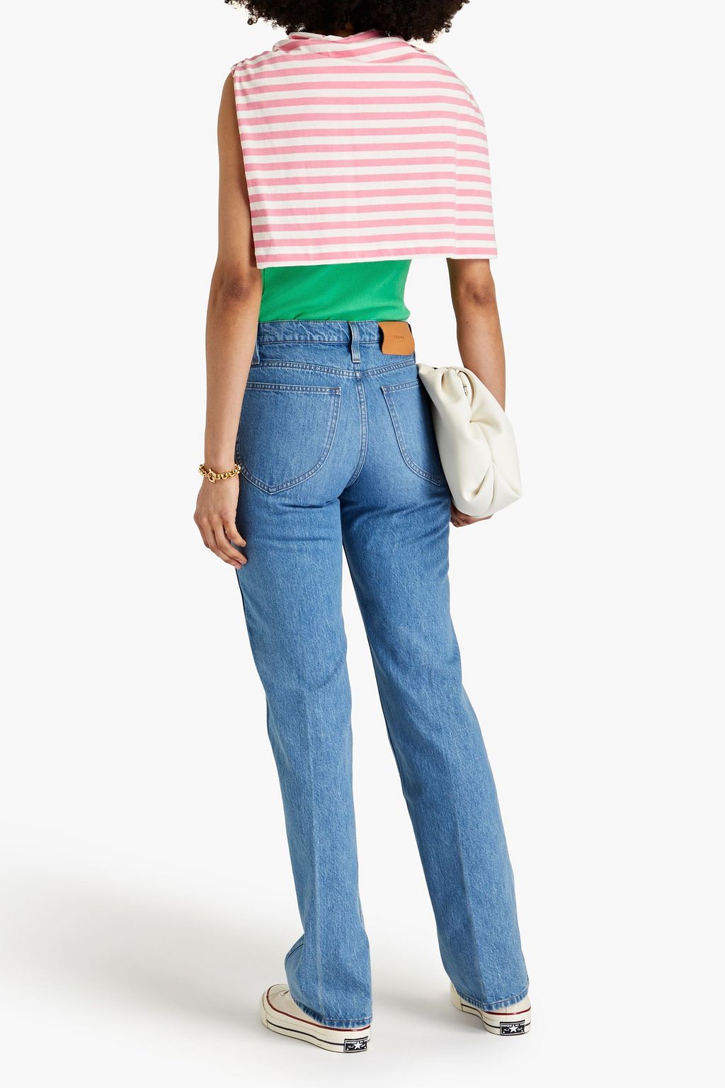 FRAME Le Italien high-rise flared jeans