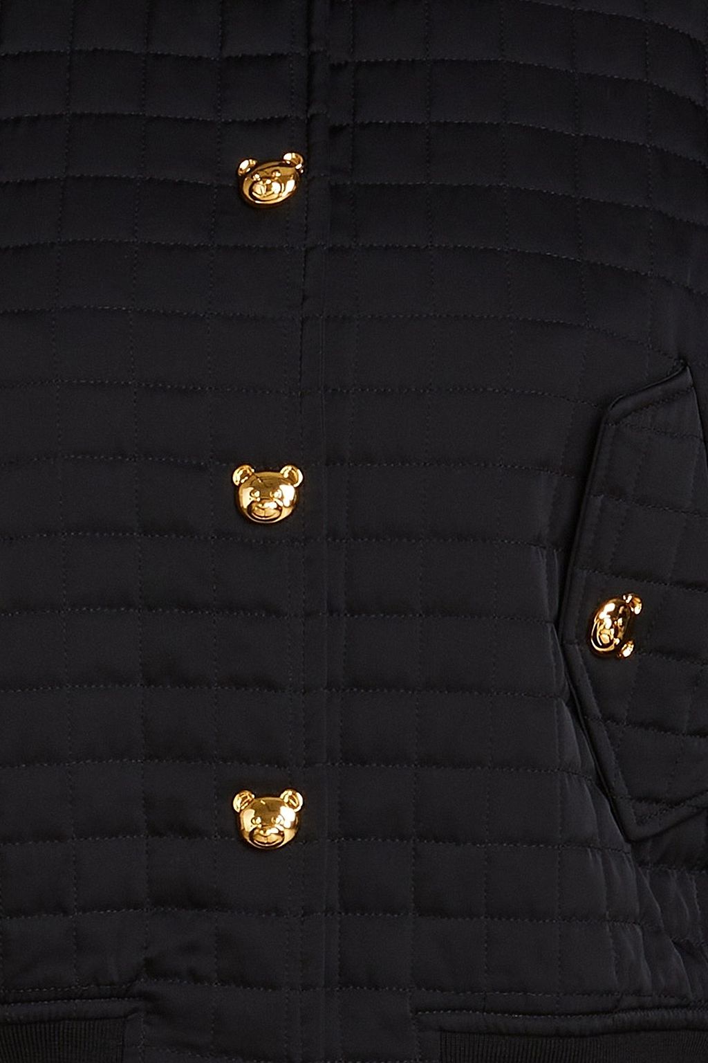 MOSCHINO Bomberjacke aus gestepptem Satin