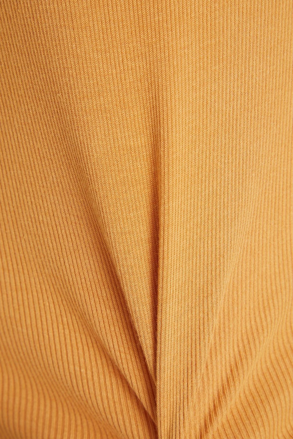 ENZA COSTA Midikleid aus geripptem Jersey