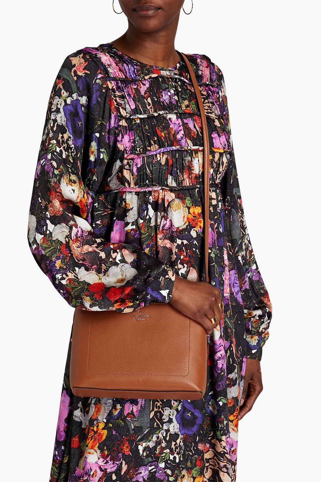 KATE SPADE NEW YORK Pebbledleather shoulder bag THE