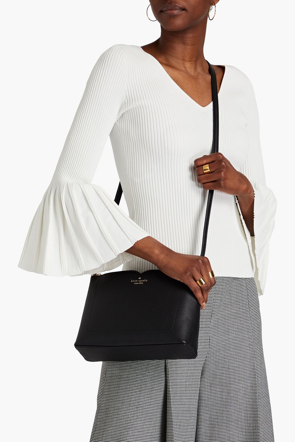 KATE SPADE NEW YORK Pebbledleather shoulder bag THE