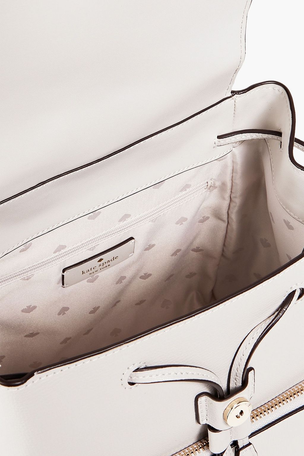 KATE SPADE NEW YORK Textured-leather backpack