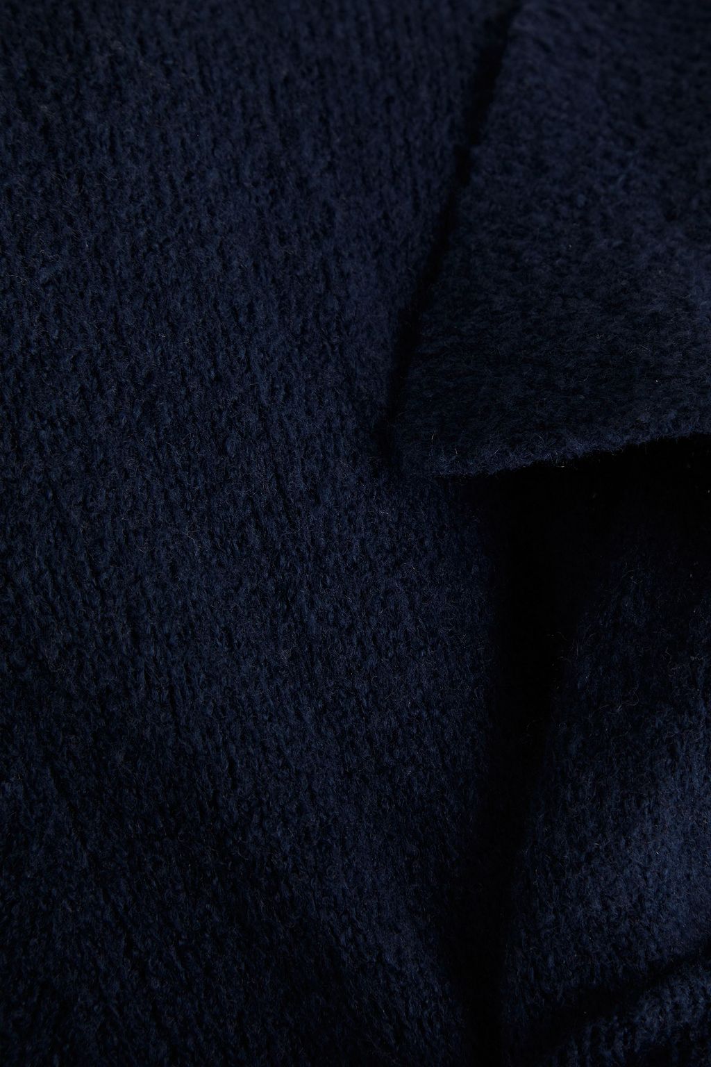JAMES PERSE Brushed cotton-blend polo sweater