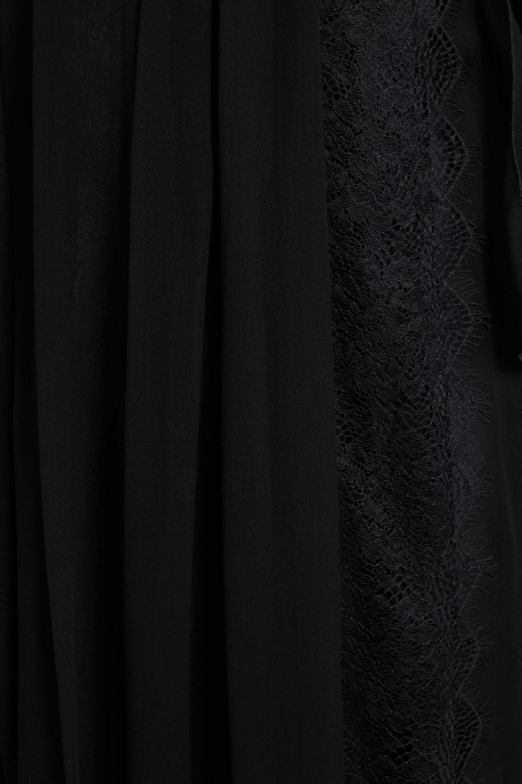 ALBERTA FERRETTI فستان سهرة مصنوع من حرير شيفون بأسلوب الكاب