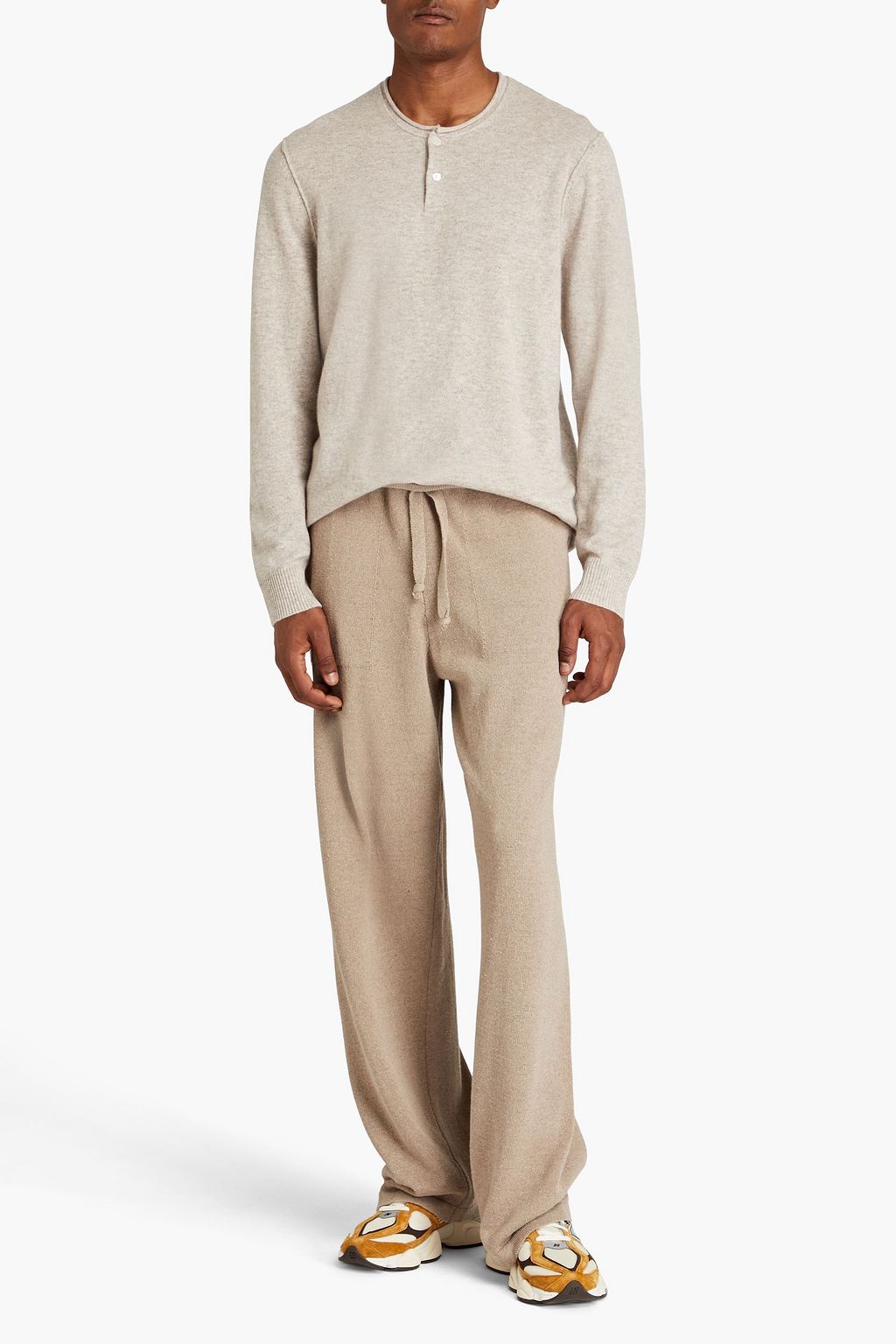 JAMES PERSE Cashmere Henley sweater
