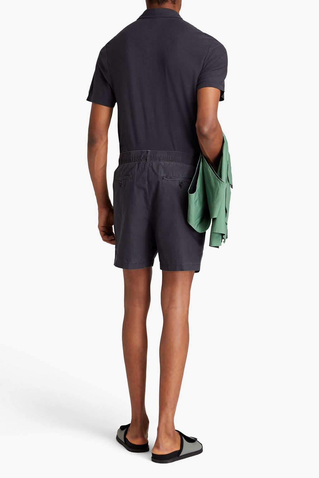 JAMES PERSE Cotton Oxford chino shorts THE