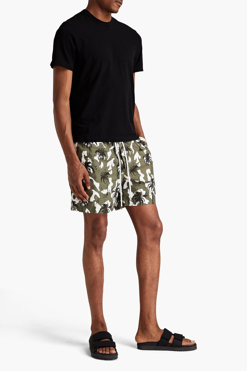 JAMES PERSE Cotton-blend jersey -shirt