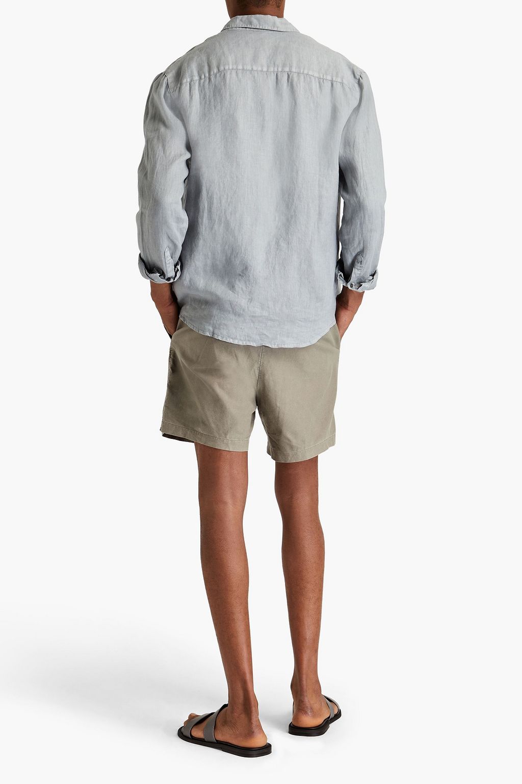 JAMES PERSE Cotton Oxford chino shorts THE