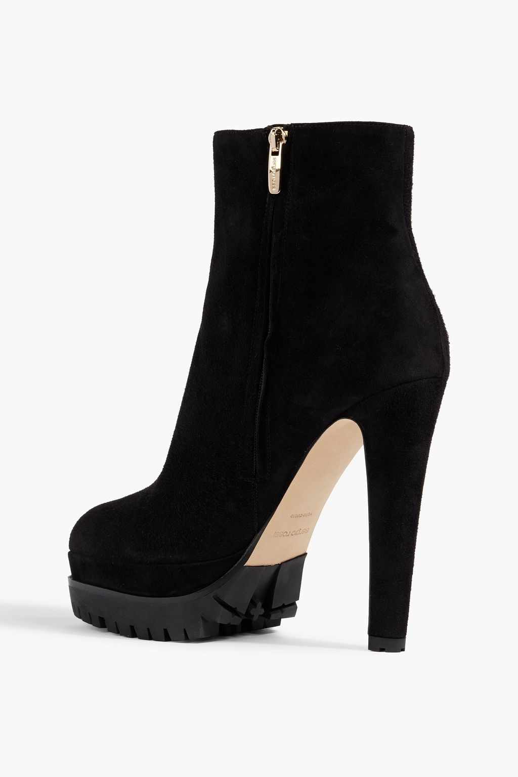 SERGIO ROSSI Shana 090 suede ankle boots