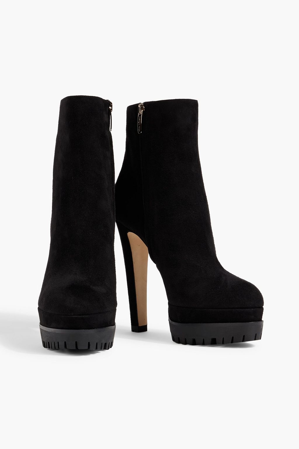 SERGIO ROSSI Shana 090 suede ankle boots