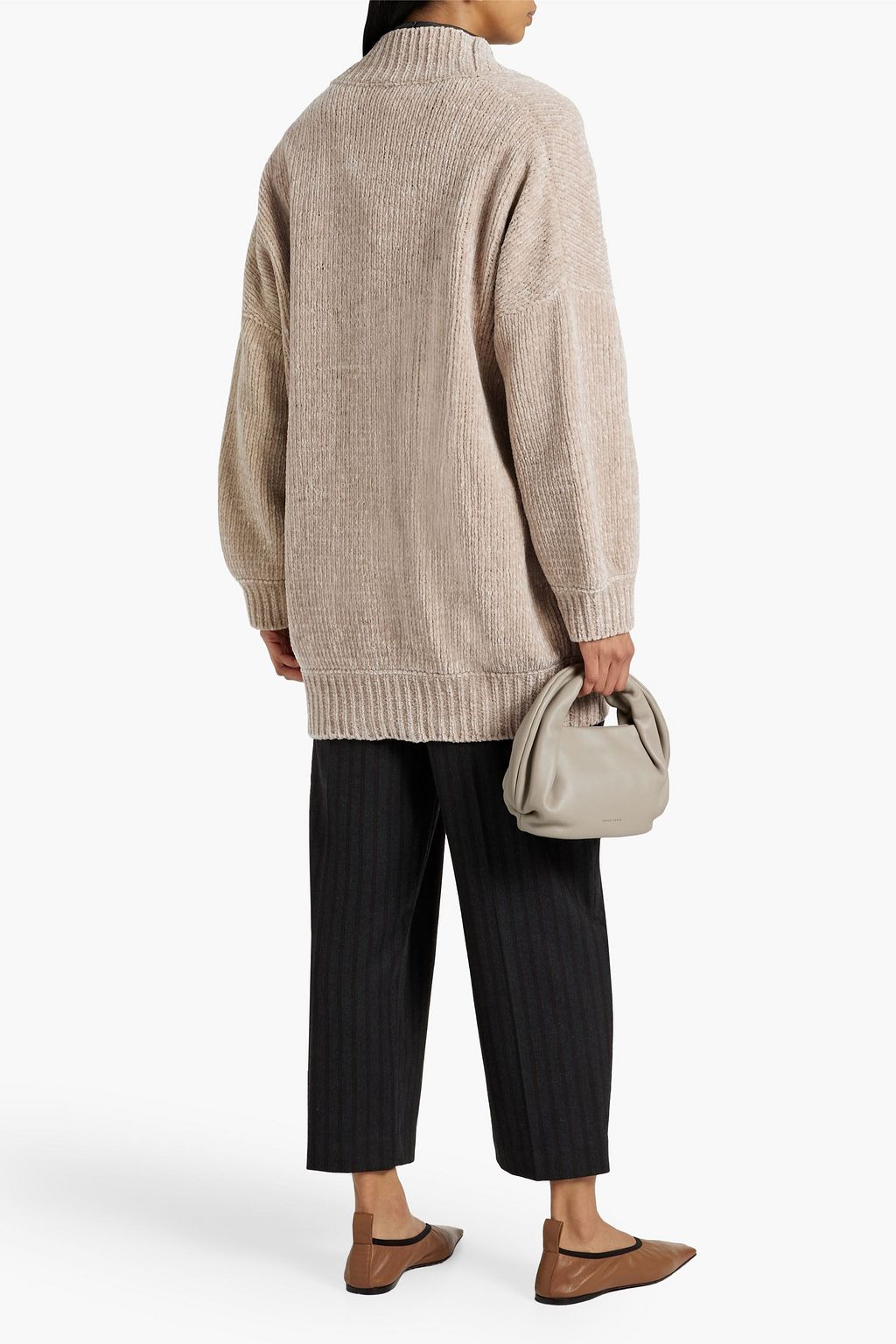 BRUNELLO CUCINELLI Bead-embellished cashmere-blend cardigan