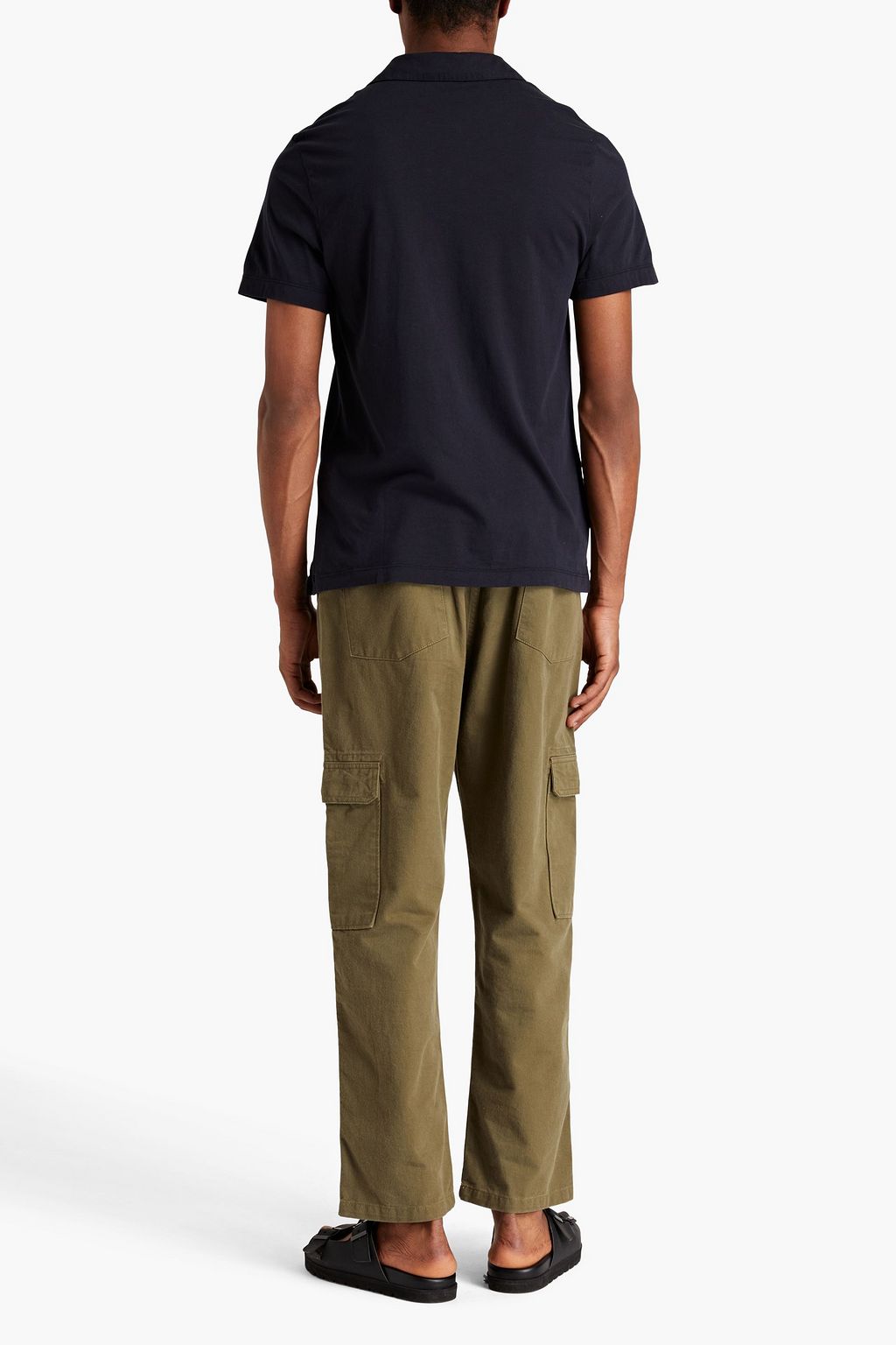 JAMES PERSE Cotton-jersey polo shirt
