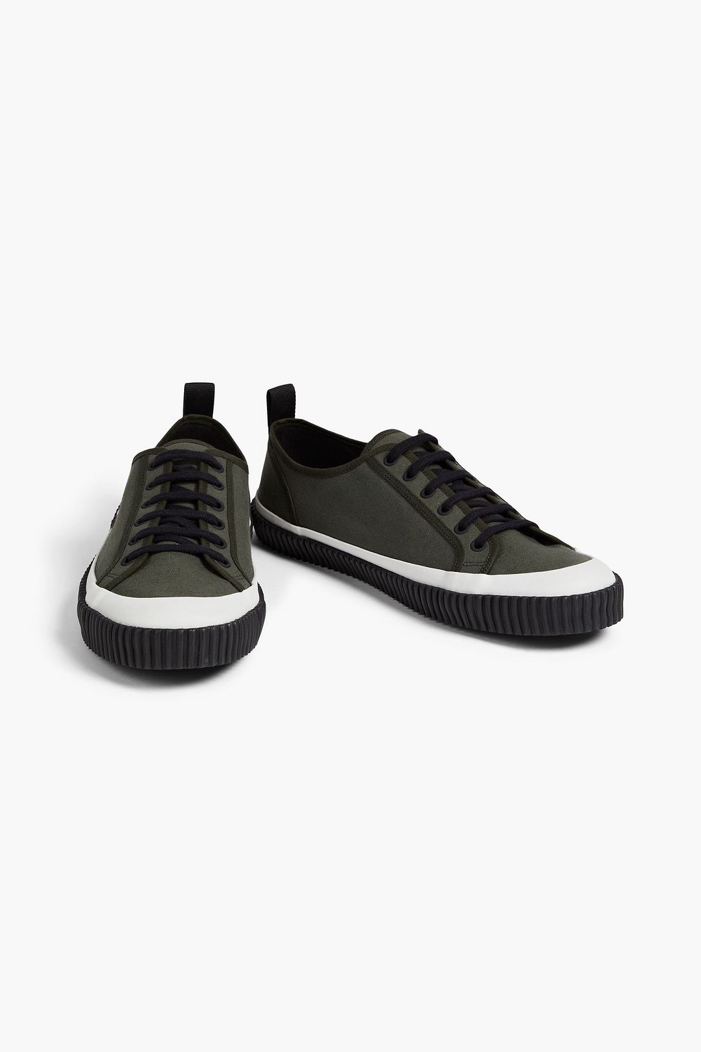 JAMES PERSE Color-block canvas sneakers