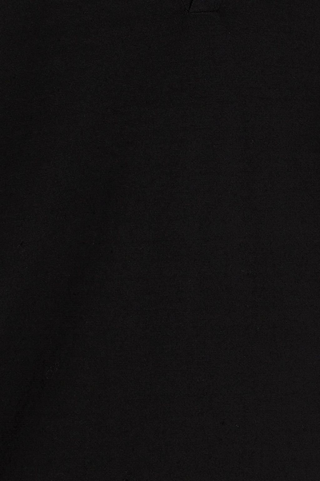 JAMES PERSE Linen-blend jersey Henley T-shirt
