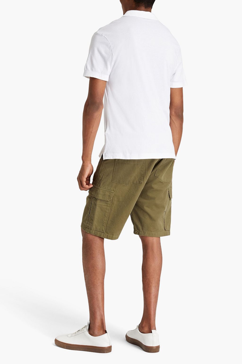 JAMES PERSE Cotton-jersey polo shirt