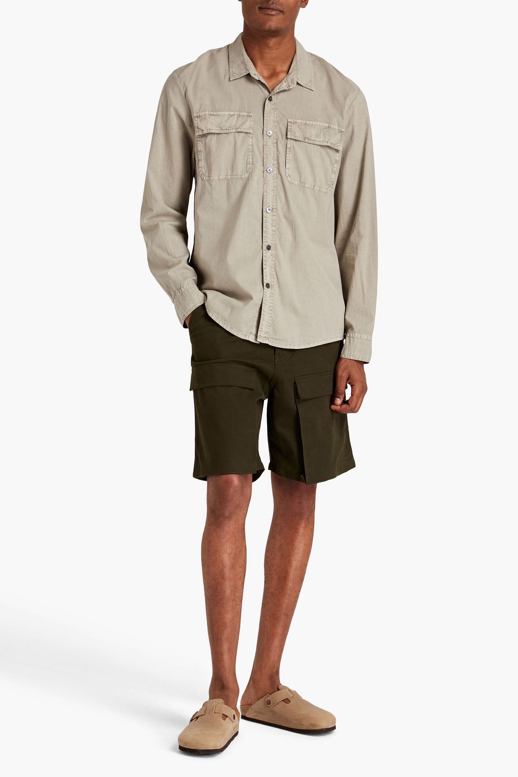 JAMES PERSE Cotton-ripstop shirt