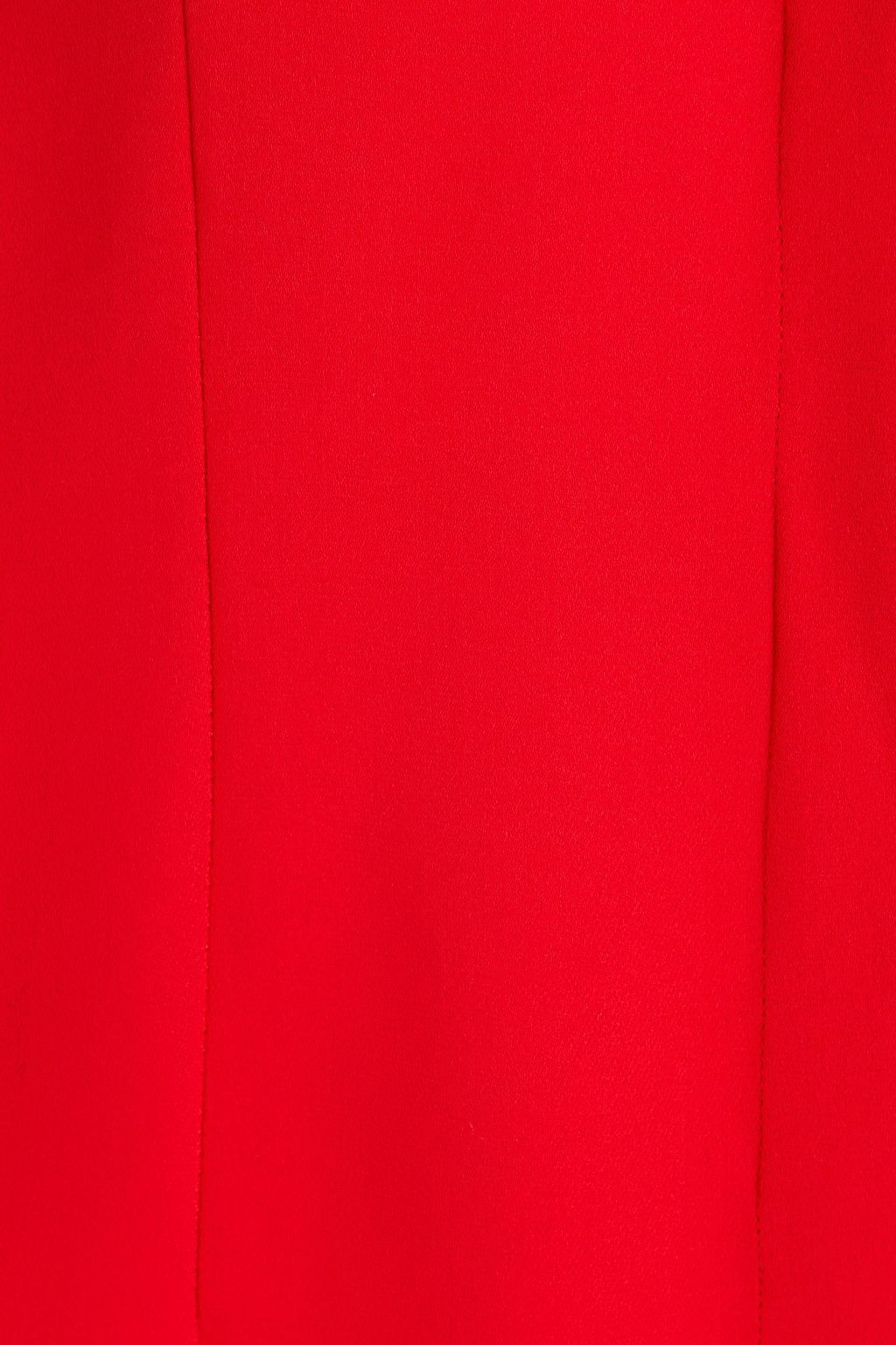 VALENTINO GARAVANI Draped silk-crepe shirt