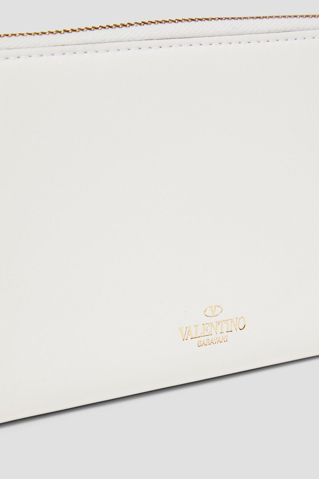 VALENTINO GARAVANI Appliquéd leather wallet