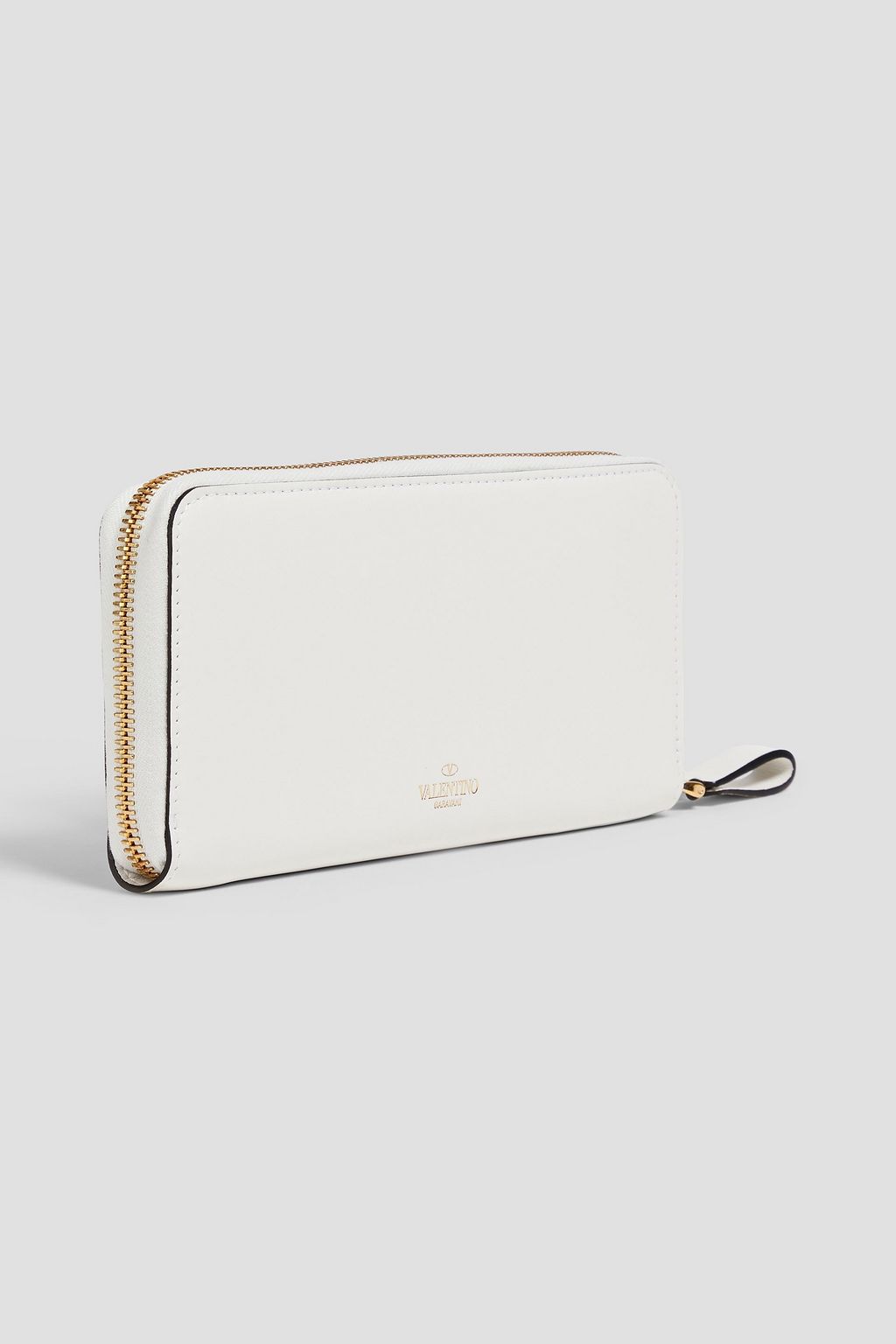 VALENTINO GARAVANI Appliquéd leather wallet