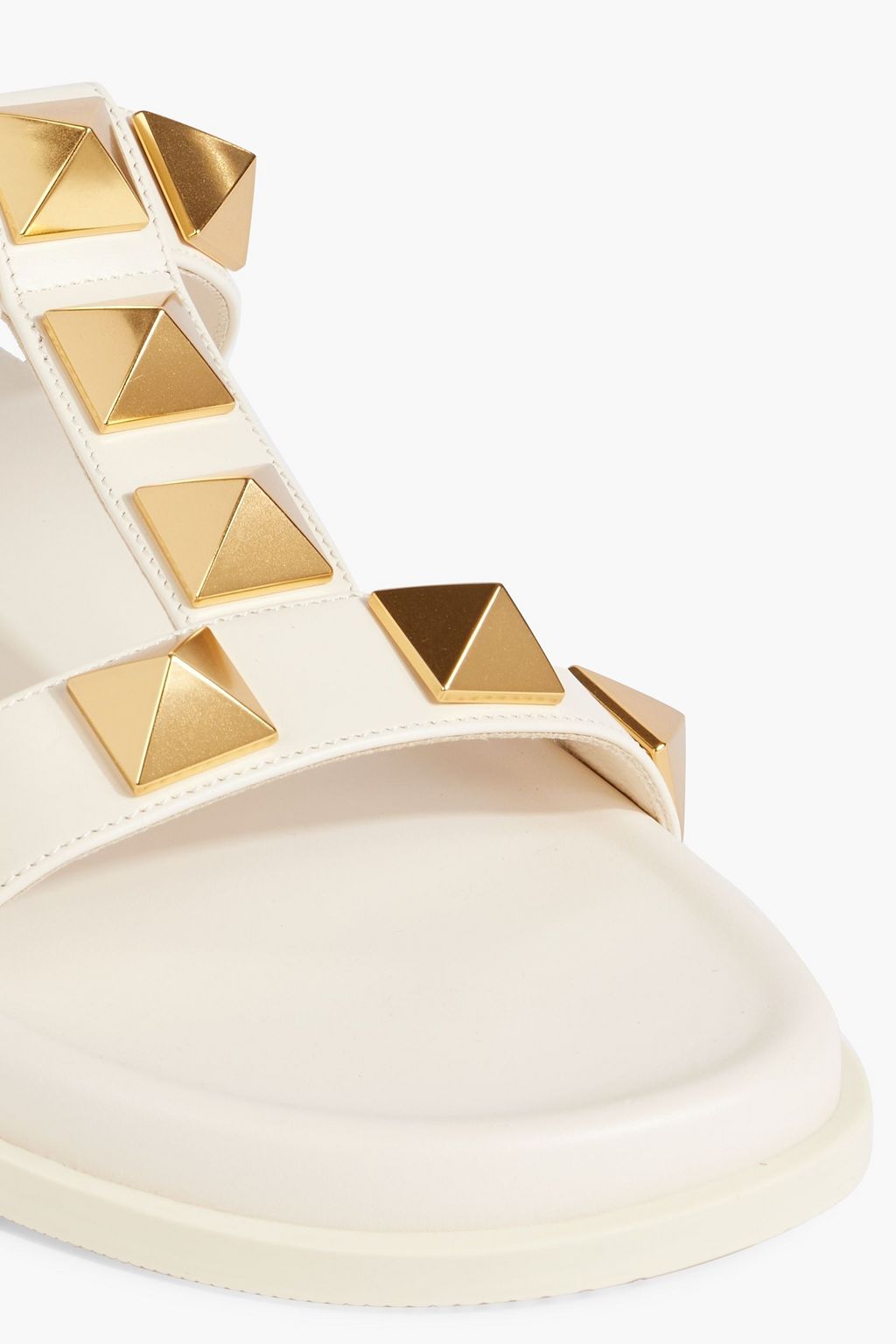 VALENTINO GARAVANI Roman Stud buckle-detailed leather sandals