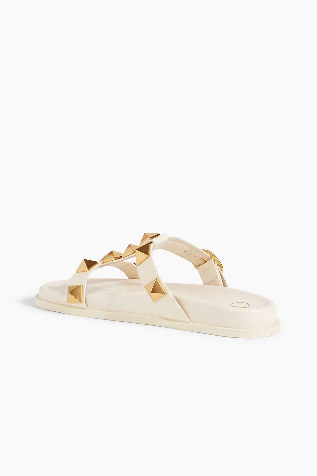 VALENTINO GARAVANI Roman Stud buckle-detailed leather sandals