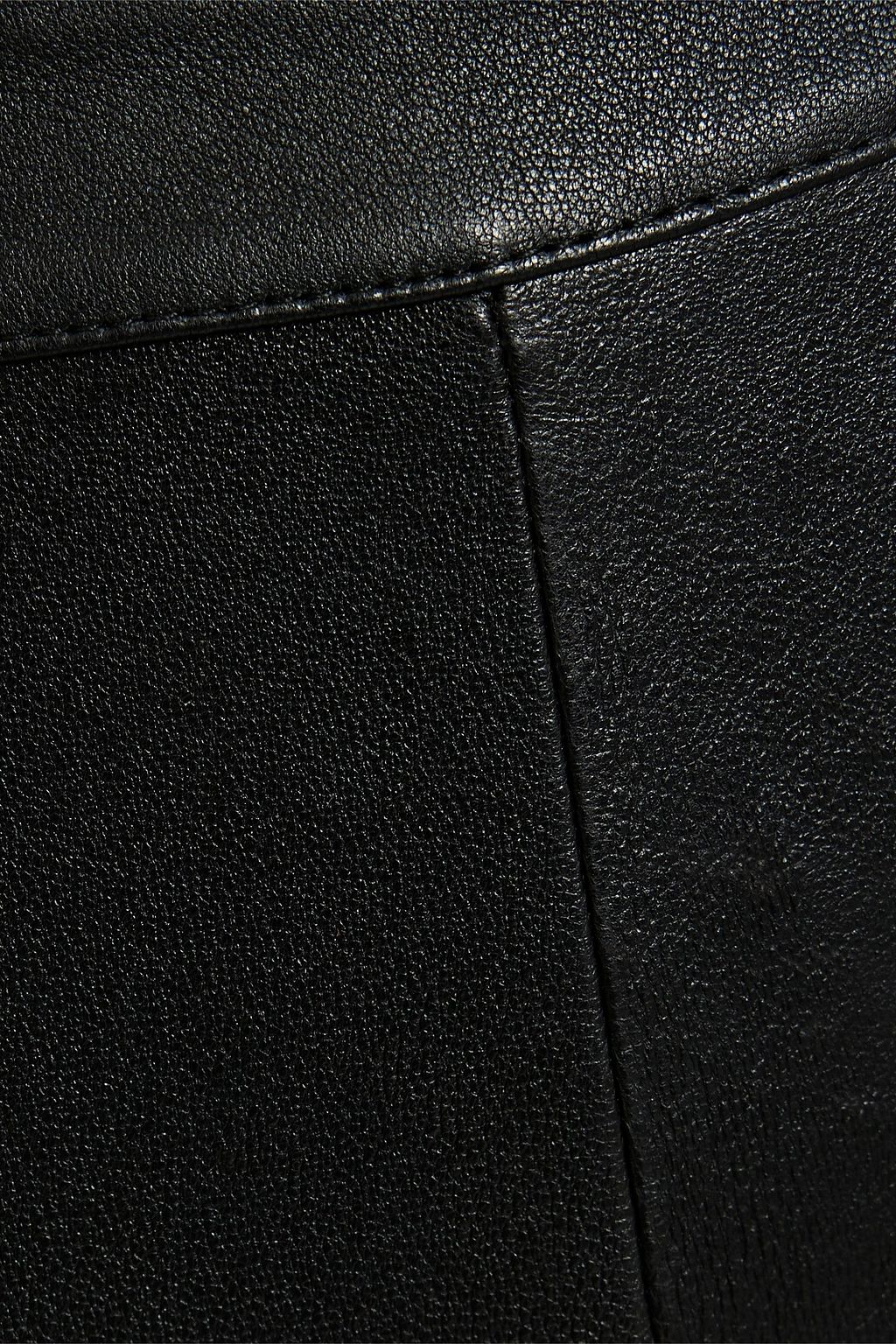 MAJE Leather skinny pants